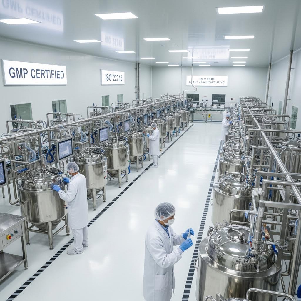 Skin cross-section diagram showing acne treatment with salicylic acid and niacinamide