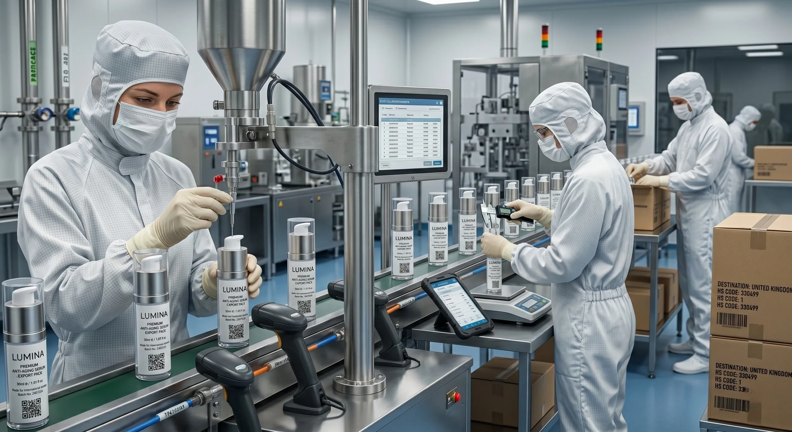 Alpha Arbutin Formulations clean manufacturing and airless packaging for export ready brightening products