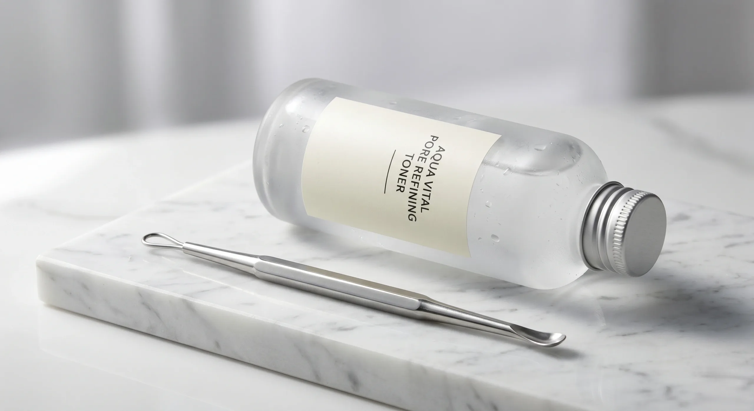 Pore-shrinking toners post-extraction macro visual
