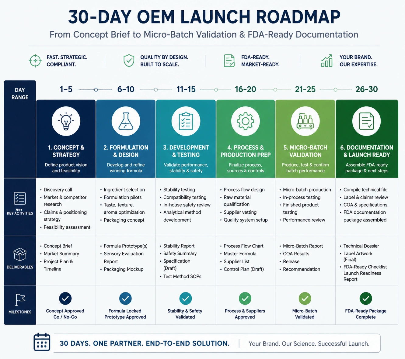 30 Day OEM Launch Roadmap