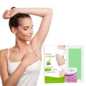 Pre-Waxed Strips Ready to Use Cold Wax Paper for Underarms & Bikini Line Waxing Strips with Strong Grip Customizable Size