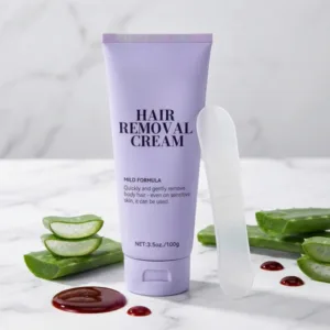Long-Lasting Slow Regrowth Depilatory for Legs & Arms Bikini Line Hair Removal Cream Precision Gentle Depilatory for Intimate