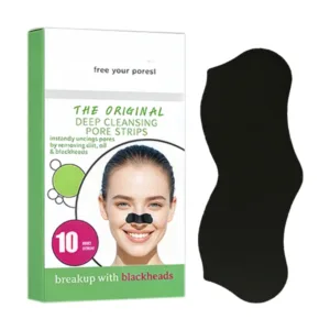 Private Label Blackhead Patches Deep Cleansing Hydrocolloid Nose Patches Easy to Use for Nose
