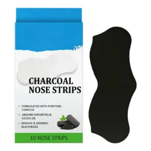 Disposable Vegan Organic Nose Strips Activated Charcoal Witch Hazel Fragrance-Free Pore Shrinking Blackhead Remova