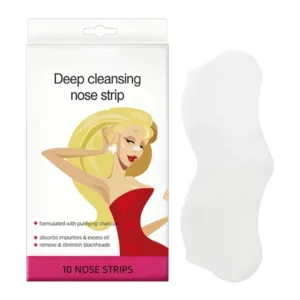 OEM ODM Private Label Natural Deep Cleansing Charcoal Pore Cleaner Blackhead Removal Nose Strips Fragrance-Free for All Skin