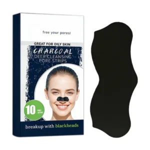 High Quality Vegan Fragrance-Free Organic Cream Nose Pore Mask Strips Blackhead Remover Exfoliating Pore Shrinking Acne