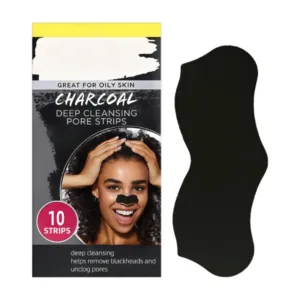 Private Label Discount Blackhead Remover Nose Strip Wholesale Price 10Pcs Charcoal Cleansing Strips