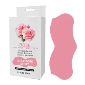 Wholesale Private Label Bamboo Charcoal Travel-Size Blackhead Remover Nose Strip Disposable No-Mess Pore Cleansing Strips